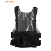 CMCBRIGHT 经典加热背心 蓄热银膜取暖服 H22002 黑色 均码