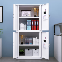 电子保密柜钢制文件柜财务档案柜防盗柜电子密码锁通双节无抽常规