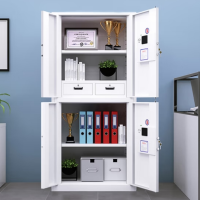 电子保密柜钢制文件柜财务档案柜防盗柜电子密码锁通双节二抽常规