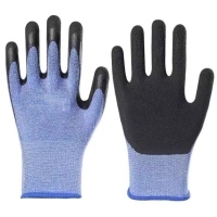 加厚耐磨防滑劳保手套 环保乳胶浸胶手套 12双/包