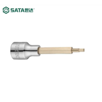 世达/SATA12.5MM系列100MM长六角旋具套筒4MM25201