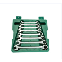 世达/SATA8件全抛光两用快扳组套8008