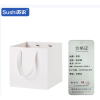 苏识 手提牛皮纸袋包装袋 28*28*30cm人字带白卡10个装 AF224 包