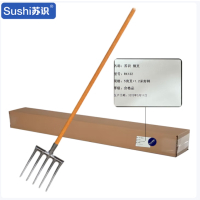 苏识 钢叉挖土叉 黑一体5齿叉-加1米2好柄 RX132(把)