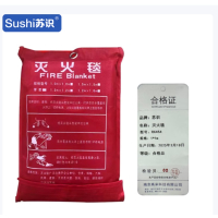 苏识 玻璃纤维灭火毯 1×1m 白色 RX454 个