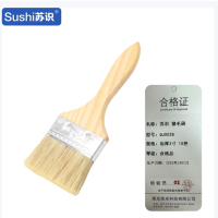 苏识 油漆刷船用防水毛刷烧烤刷猪毛刷 加厚3寸 QJ0028 10把