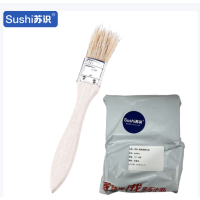 苏识 油漆刷船用防水毛刷烧烤刷猪毛刷 烧烤刷1寸 QJ0042 10把