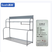 苏识 大组合防暴器材架装备架 1500*1300*500MM 白色 YZQ119 个