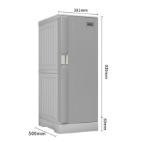 ABS塑料更衣柜游泳馆洗浴中心员工更衣柜健身房储物柜单门930B