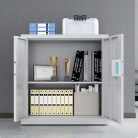 保密柜财务办公资料档案钢制防盗柜文件铁皮柜矮柜无抽国保密码锁