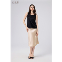 太湖雪 100%桑蚕丝百搭背心 M/L/XL 经典黑 (备注需求尺码)