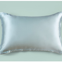 太湖雪 烟酰胺焕彩真丝套装 枕套+眼罩 仙踪绿