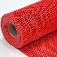 镂空防滑垫网格垫子门垫厚4.5宽0.9米*1米 红色/灰色(要几米拍几个)防滑垫