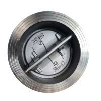 对夹式止回阀DH77X-16 DN300 不锈钢材质 中型款