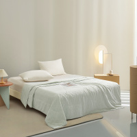 太湖雪可水洗轻氧缎采蚕丝凉被 海松绿 150*210cm