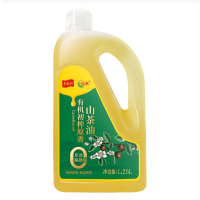 一江秋零反式脂肪酸 低温物理压榨 有机山茶油1.25L 一级油茶籽油