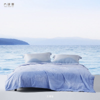 太湖雪60支贡缎棉太湖桑蚕丝夏被 太湖蓝 200*230cm