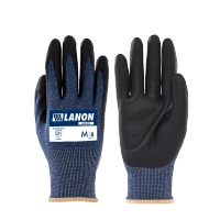 兰浪 H101发泡丁腈防切割防撕裂防滑耐油手套 S码 副
