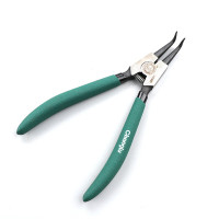 长鹿工具 专业级浸塑挡圈钳(轴弯)7寸 602807