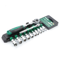 长鹿工具 12件12.5MM系列镜面套筒组套(塑夹) 105812