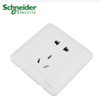 施耐德电气 10A 250V 二/三极插座 A3B426_10U 畅意 (白色) 14个装