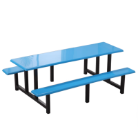 四人 连体餐桌椅 W1200*D600*H750mm 1套