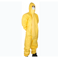 半封闭防化服 PVC连体耐酸碱+43码靴子 套