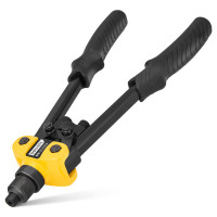 得力气动拉铆机DLQ-800高效快速坚固耐用便携设计得力工具 省力双把拉铆枪可拉不锈钢钉 11寸2.4mm-6.4mm