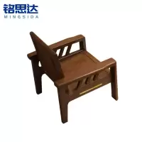 铭思达中式实木沙发单人位张