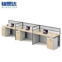 铭思达屏风工位三人张