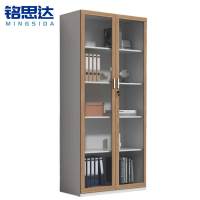 铭思达木质储物柜通玻台