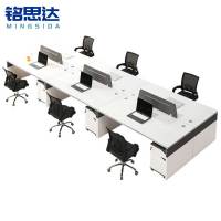 铭思达职员桌4.2米六人位含柜椅套