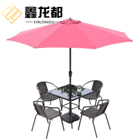 鑫龙都户外桌椅+伞