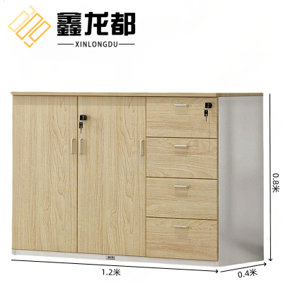 鑫龙都办公柜1.2米台