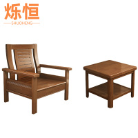 烁恒接待沙发单人位+方茶几套