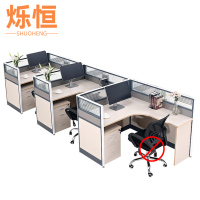 烁恒 屏风工位 F型3人位+柜右 套