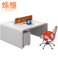 烁恒 办公桌 双人位含柜 套