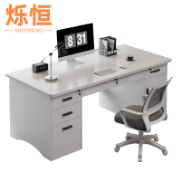 烁恒办公桌1.4m+椅套