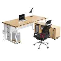 烁恒 职员桌 120*60*74cm+侧柜 套
