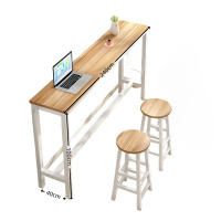 烁恒 长条桌 240*40*100+5凳子 套