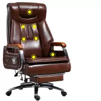 桃锦堂 商务椅牛皮把