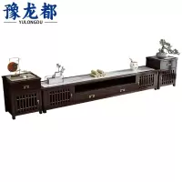 豫龙都 电视柜+边柜 岩板款 套
