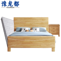 豫龙都床含床垫床头柜