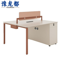 豫龙都屏风工位双人位张