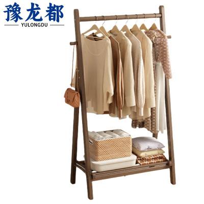 豫龙都衣帽架实木个