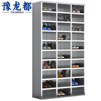 豫龙都不锈钢鞋柜30格台