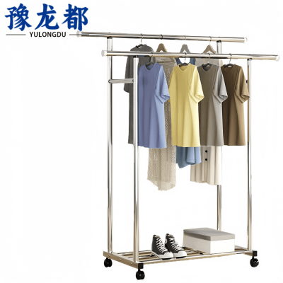 豫龙都双杆晾衣架伸缩款个