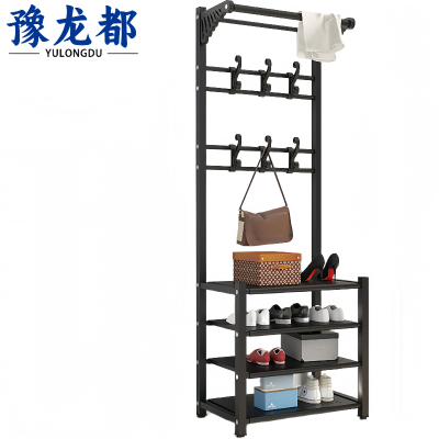 豫龙都落地衣帽架铁质个