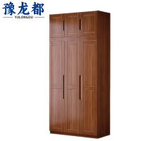 豫龙都木质衣柜三门个