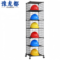 豫龙都 安全帽收纳架 六格 个